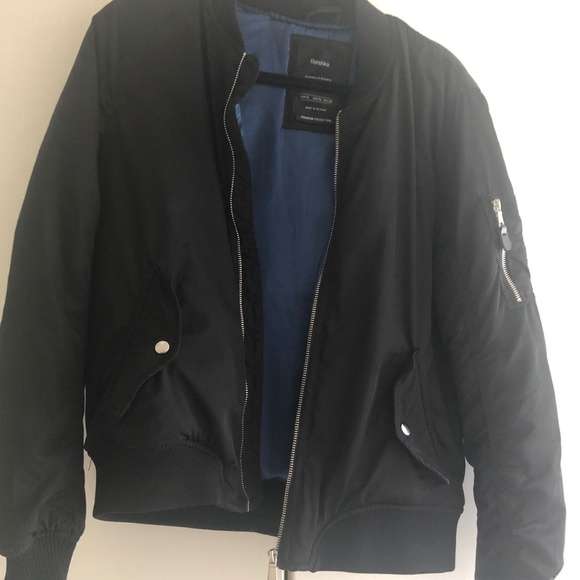 Black Bomber Jacket - Picture 1 of 3